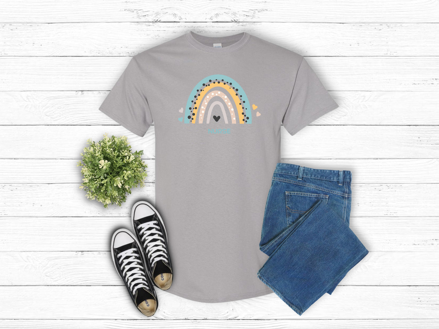 Rainbow Nurse Tee