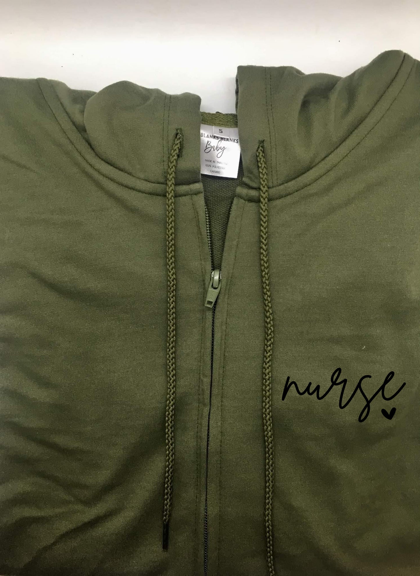 Zip up "Nurse" Hoodie