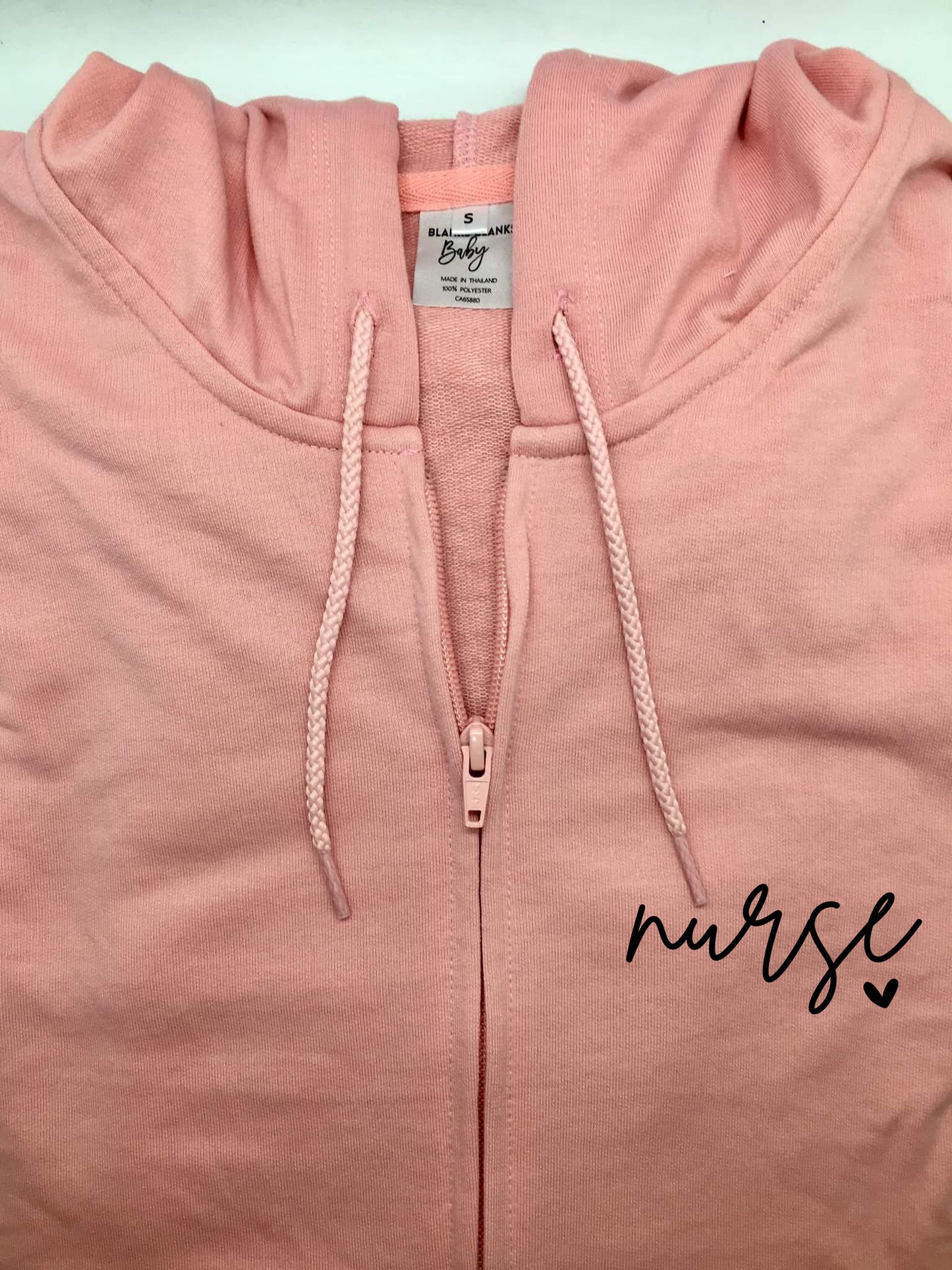 Zip up "Nurse" Hoodie
