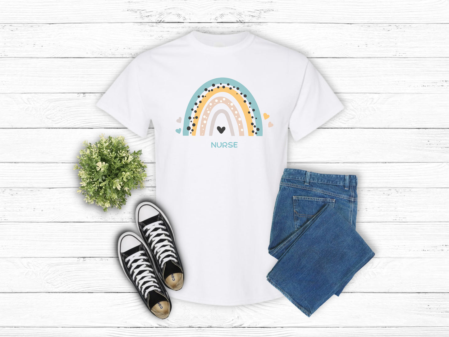Rainbow Nurse Tee